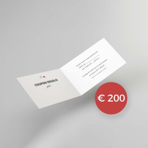 Coupon regalo da € 200